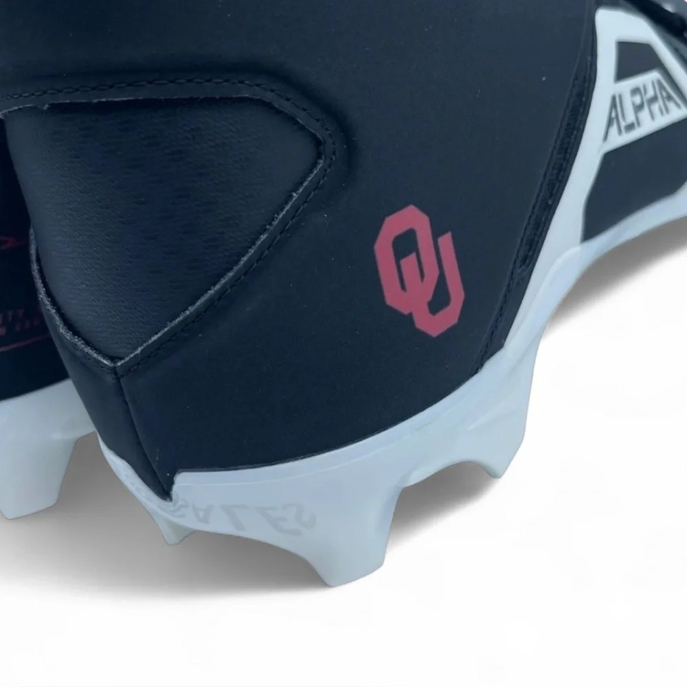 Nike Air Jordan Alpha Menace Pro 3 Oklahoma OU Football Cleats DH3368-004